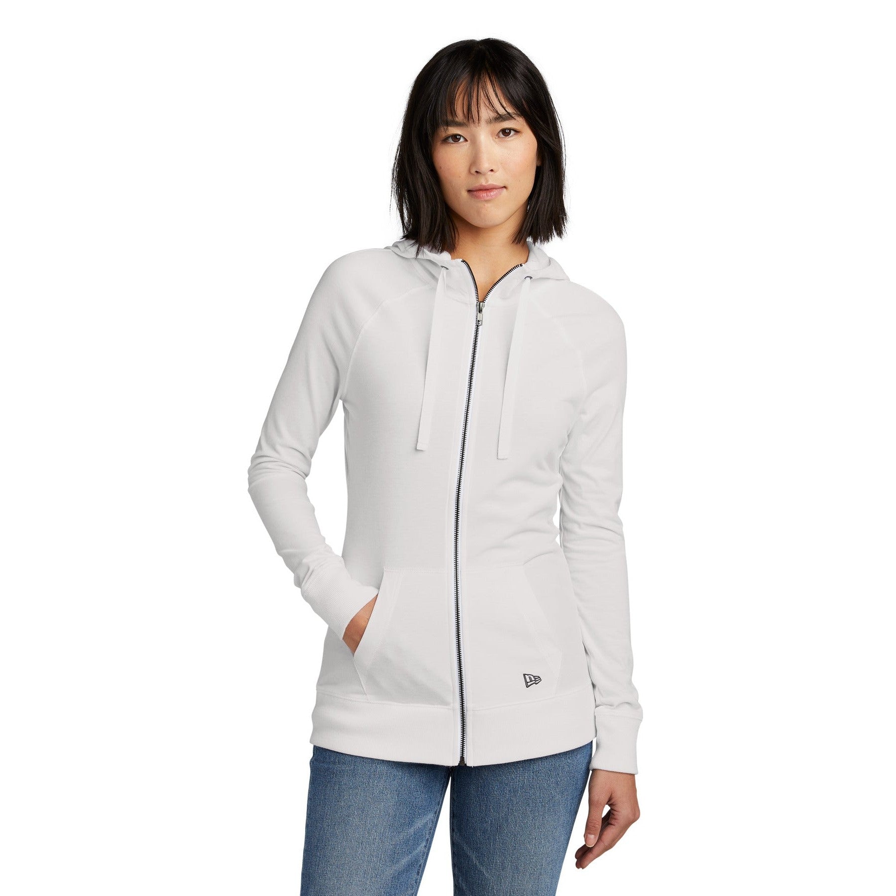 New Era-New Era® Women's Sueded Cotton Blend Full-Zip Hoodie. LNEA122-MedTech-5